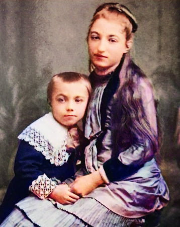 Jeanne and Paul Poiret (circa 1885)