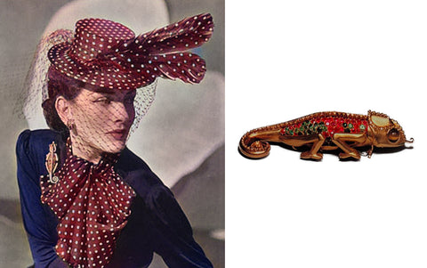 Juliette Moutard's House of Boivin "Chameleon" Brooch