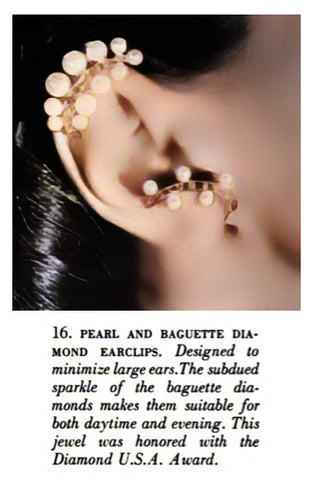 Marianne Ostier's Pearl Earclips