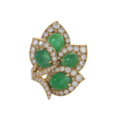 Macklowe Gallery's Marchak Paris Emerald and Diamond Ring 