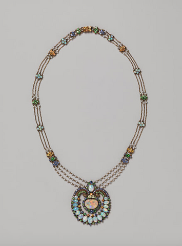 Necklace by Louis Comfort Tiffany and Meta Overbeck