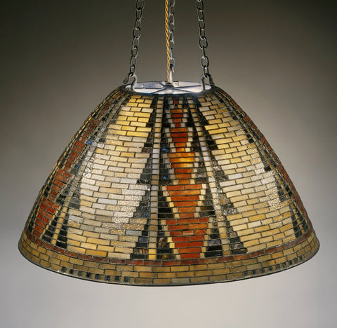 "Basket" Chandelier, circa 1899, by Louis Comfort Tiffany and Tiffany Studios New York, housed at the Metropolitan Museum of Art in New York City