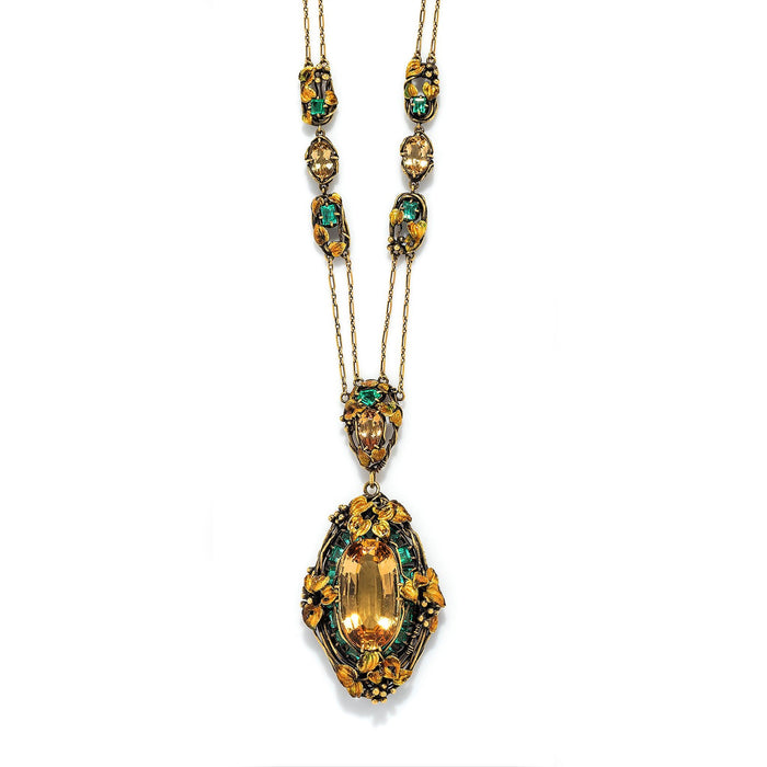 topaz necklace tiffany