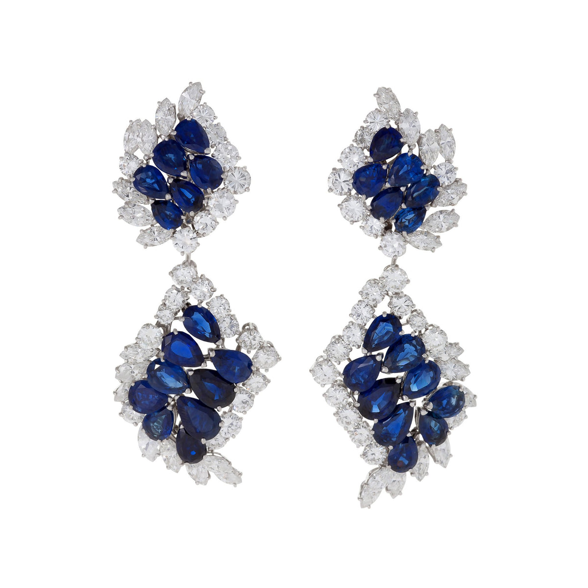 cartier sapphire earrings