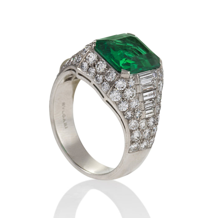 Macklowe Gallery | Bulgari Emerald and Diamond 