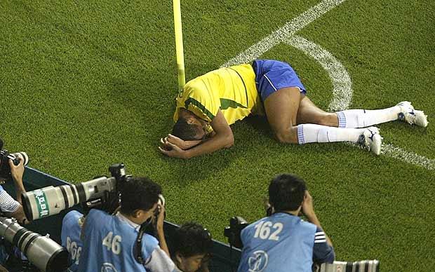 Rivaldo: the Brazil international feigned injury against Turkey at the 2002 World Cup finals
