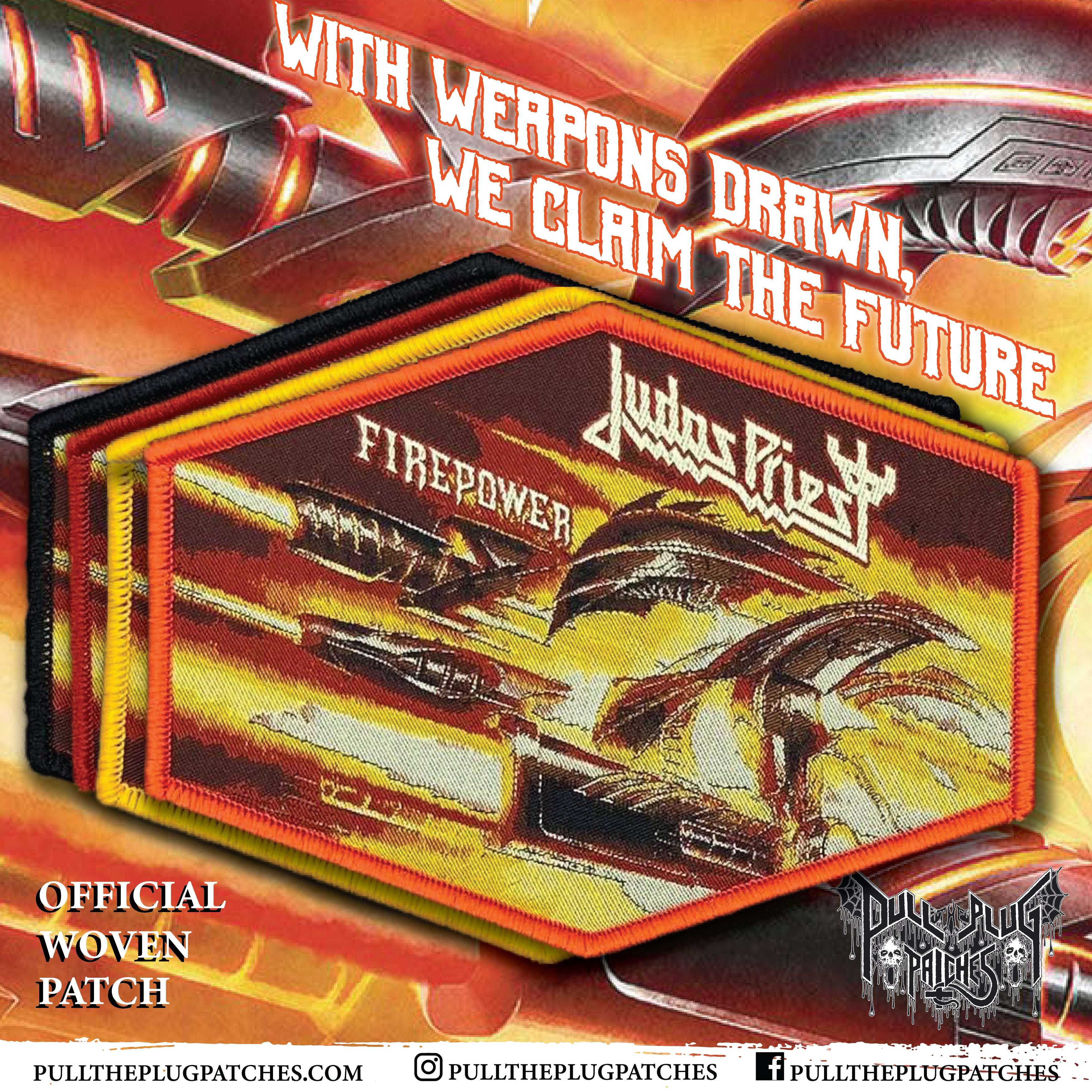 Judas Priest - Firepower – Pull The Plug Patches