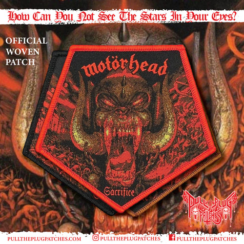 Motorhead- Iron fist embroidered/woven patch · DEEP CUTS DISTRO