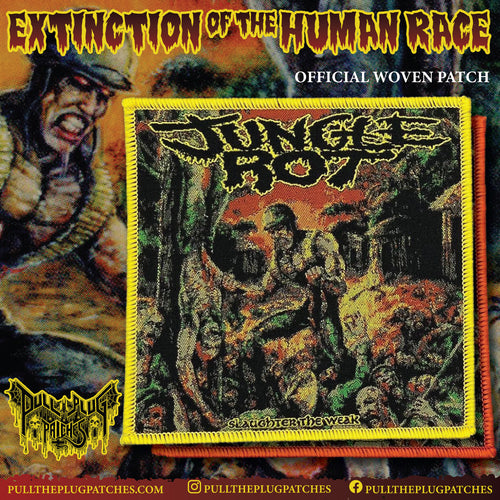 Jungle Rot - Skin The Living – Pull The Plug Patches