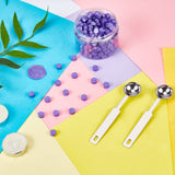 300 Pieces Sealing Wax Beads Kit(Pearl Purple)
