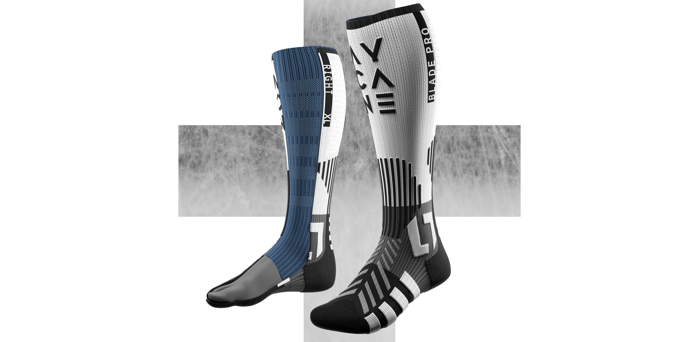 The extra features of the Blade Pro Hockey Skate Socks