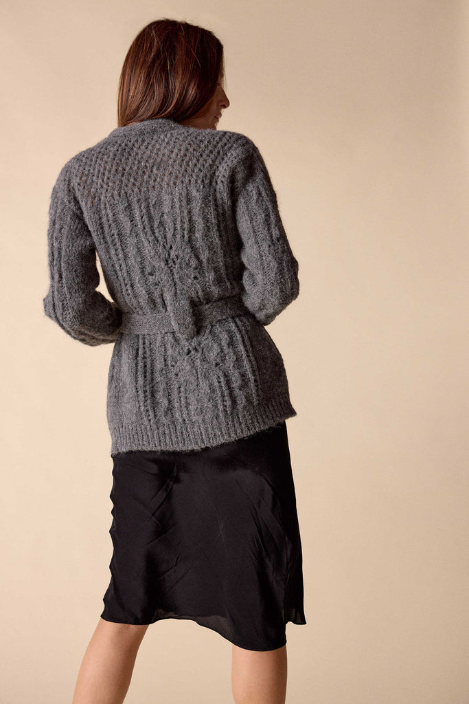 Bora Boucle Cardigan – SEROYA NYC