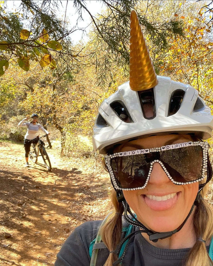 unicorn horn motorcycle helmet