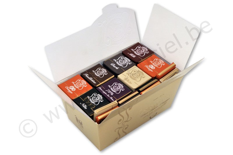 Coffret fête des pères garni de 330 g de chocolats Leonidas