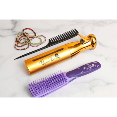 Legami - Hair Detangling Brush, 6.8x.5cm, Amazing Hair, Theme O, Melts Each  Knot Without Tearing Or Damaging Hair, Flexible Teeth Of Different