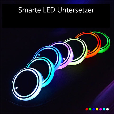 Acryl Wasserfeste Untersetzer mit Auto Logo & LED – LED World