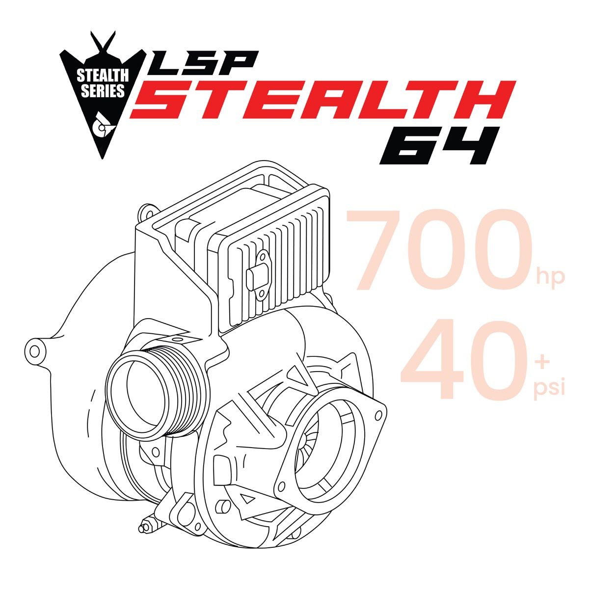 L5P / L5D STEALTH MACH 1 64 TURBO W/ ACTUATOR (2020- 2023)