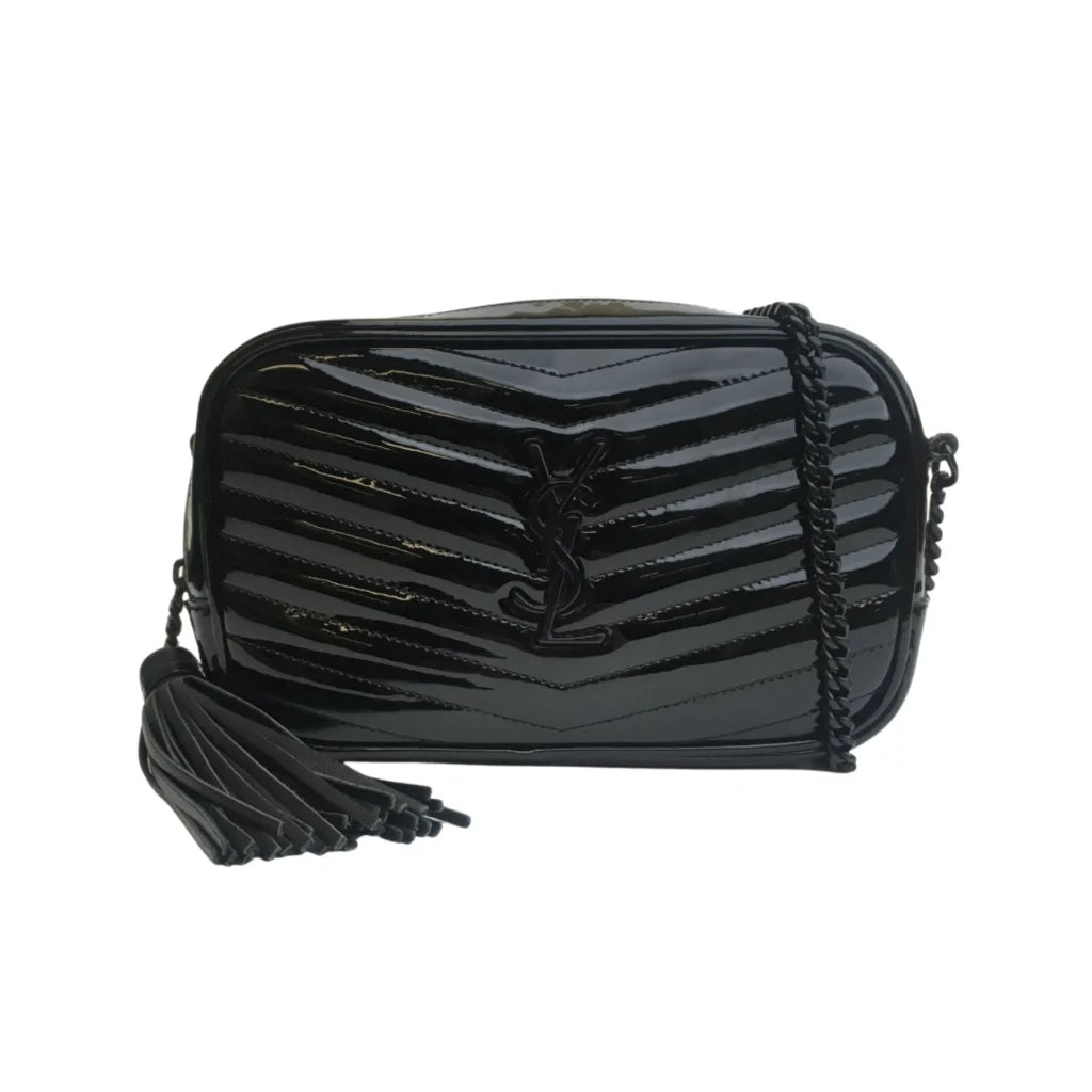 Saint laurent mini lou black sales