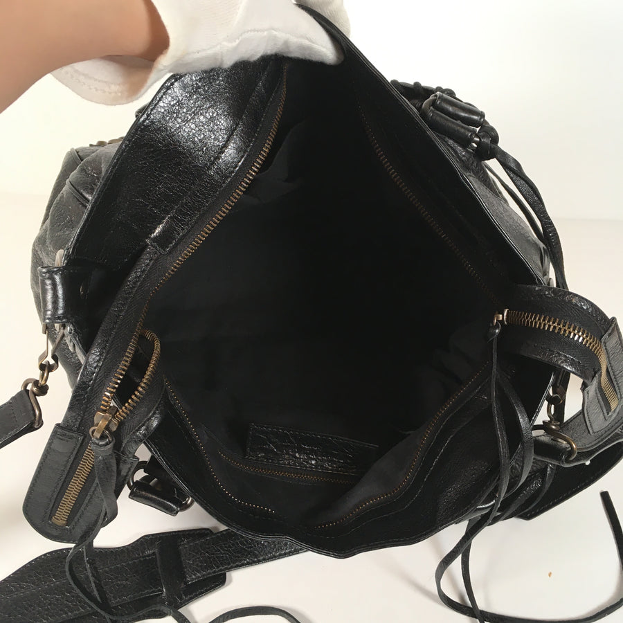 Black Balenciaga Velo Bag