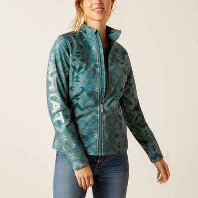 Ariat Womens Softshell Print Jacket - 10046488, Starr Western Wear