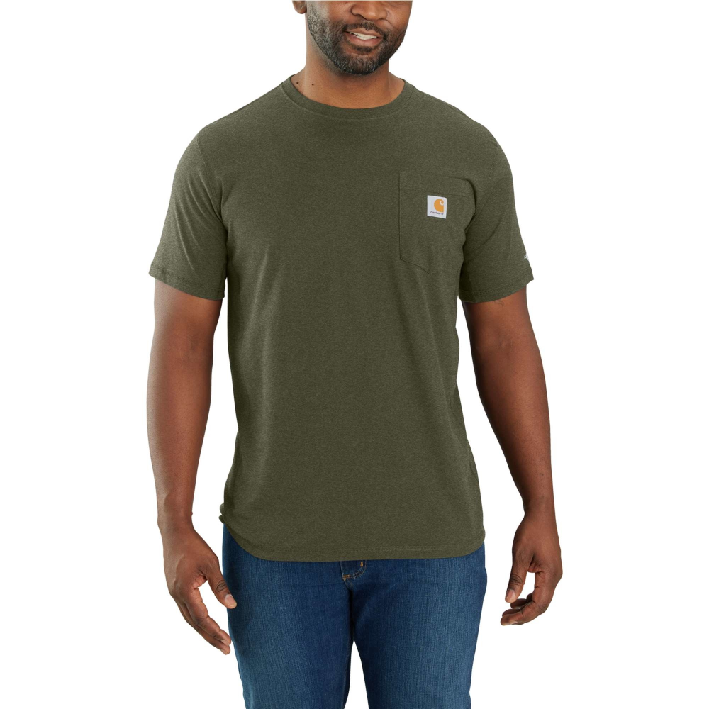 Carhartt Mens Relaxed Fit Midweight Pocket T-Shirt 104616-G73 – Starr Western Wear