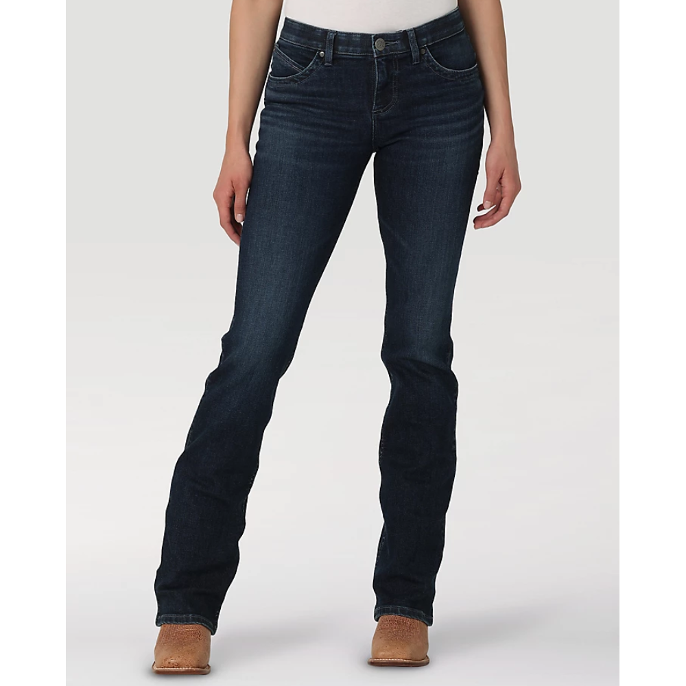 Wrangler Womens Ultimate Q-Baby Jeans - 112330013 Western Wear