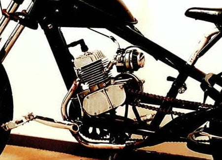 2-Stroke Motorized Bicycle with High-Performance Carburetor