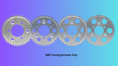 photo of all BBR Tuning Sprockets