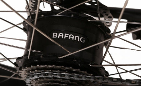 Bafang rear hub electric bike motor.