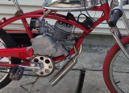2-Stroke Carburetor Installed on Motorized Bicycle