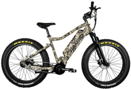 Rambo Bushwacker 750w camo off-road electric bike.