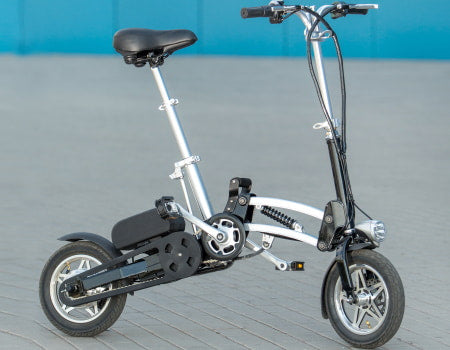 Portable folding electric bike.