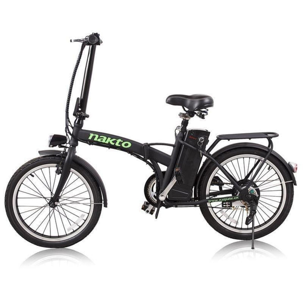 Best folding bikes for boating, cruises & sailing with 01 nakto 250w foldable fashion electric bike