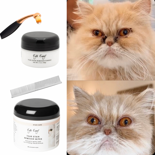 Eye Envy Cat Tear Stain Remover Kit ブラシ付 アウトレット特売