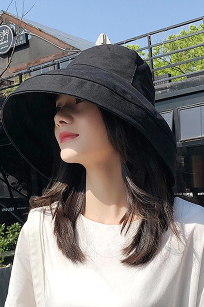 Foldable Wide Brim Sun Hat – AROLORA