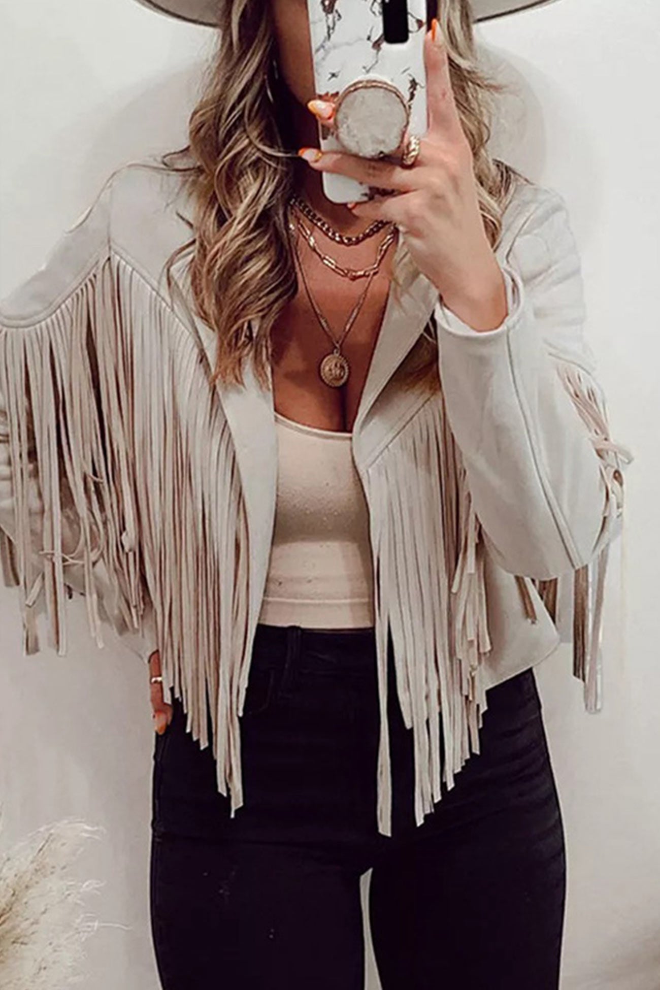 Lapel Tassel Decoration Short Jacket – AROLORA