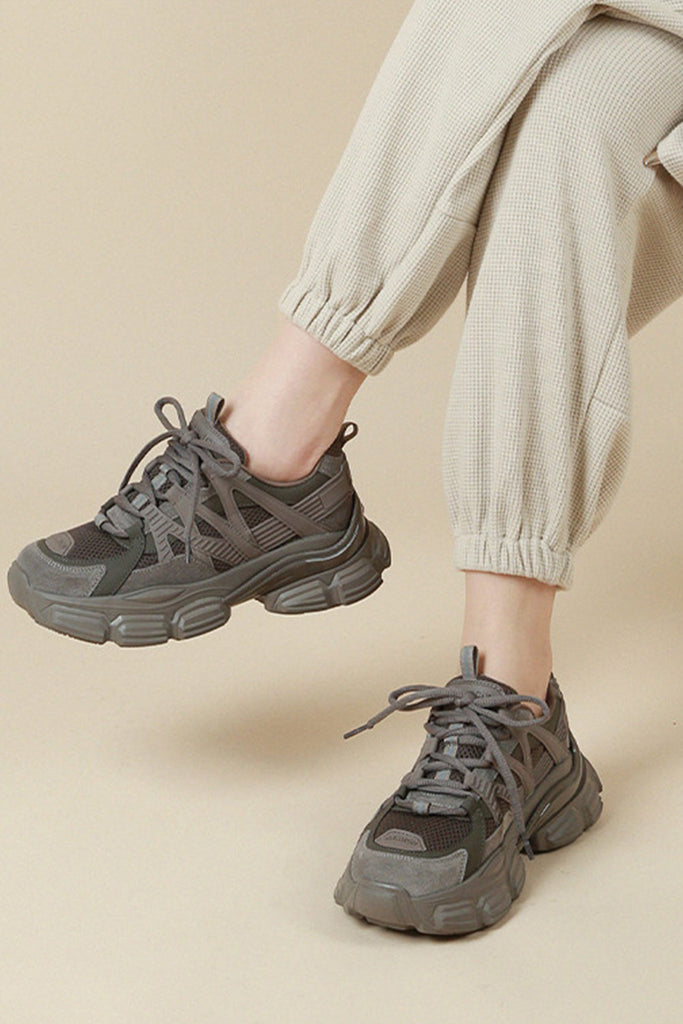 Velcro Platform Sneakers – AROLORA
