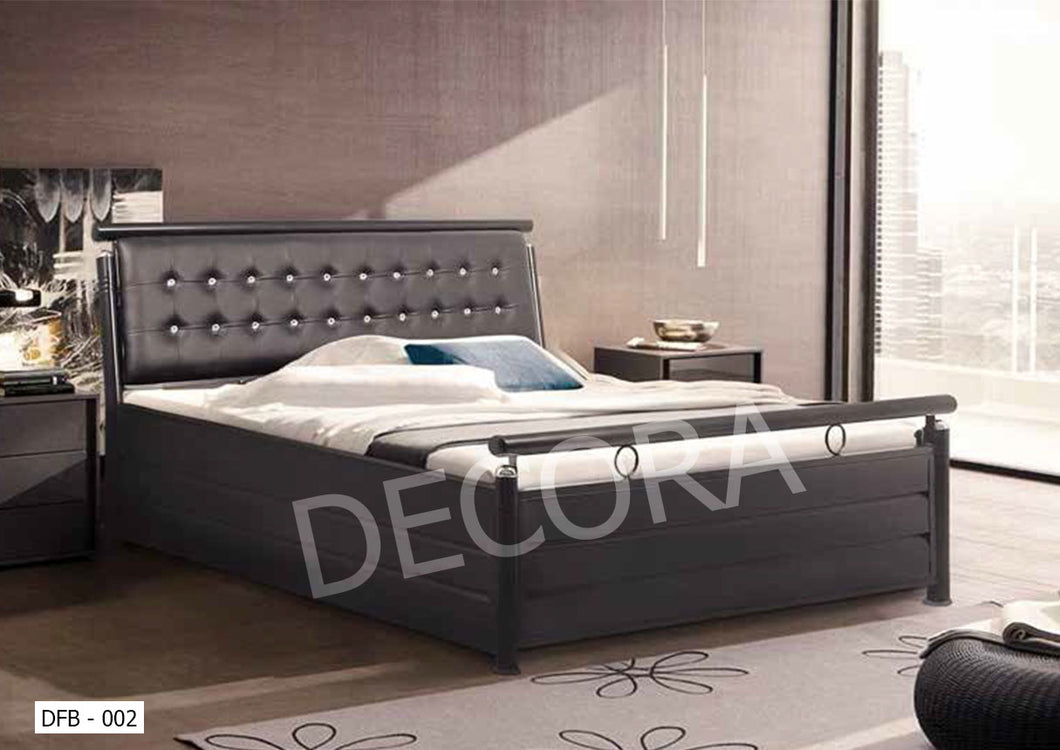 DFB-002 Wrought Iron Box Bed with Hydraulic Storage (Without ...