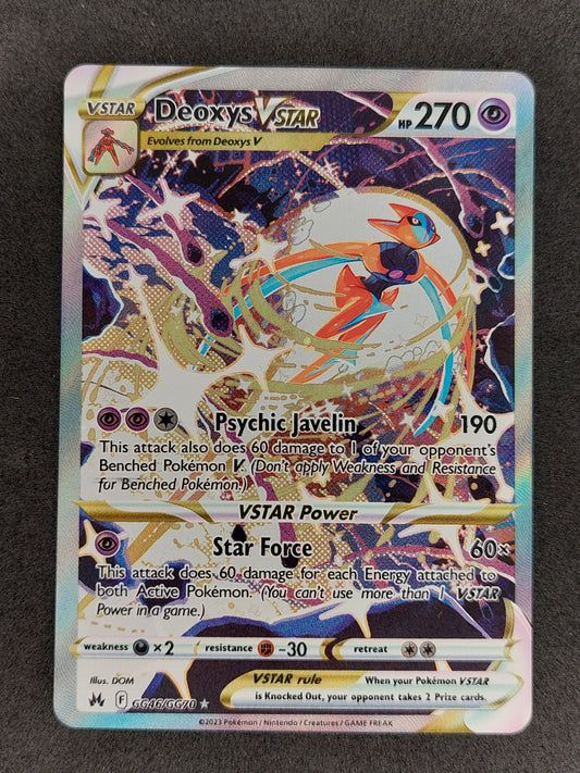 Deoxys VMAX GG45/70 - Crown Zenith Galarian Gallery Holofoil - Game Nerdz