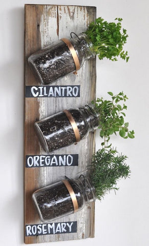 DIY mason jar Planters 