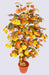 Artificial Autumn Plant in Coffee Wood - 4 ft - CGASPL