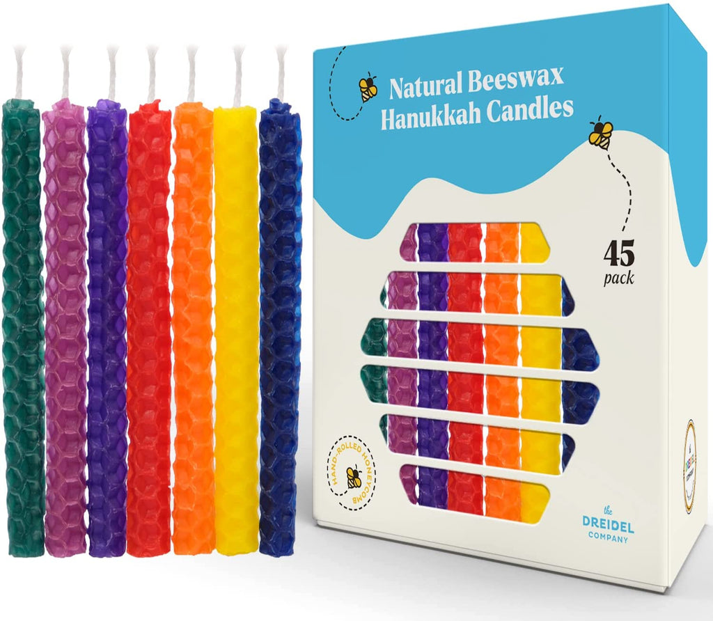 DIY Handle Rolled Beeswax Hanukkah Candle Making Kit For Kids Children –  Hanukkah Candle