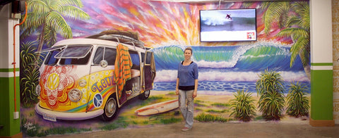 Erika Pearce Mural for Mexicali Fresh, NZ