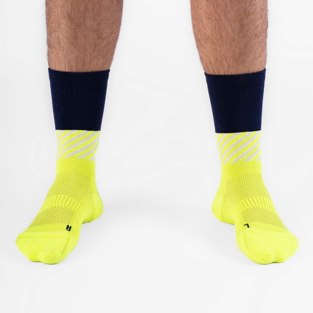 Virgen síndrome flexible Calcetines Running Ultrarun Pro Fit Amarillo Flúor – HappyTraining Socks