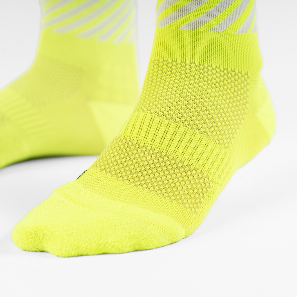 Virgen síndrome flexible Calcetines Running Ultrarun Pro Fit Amarillo Flúor – HappyTraining Socks