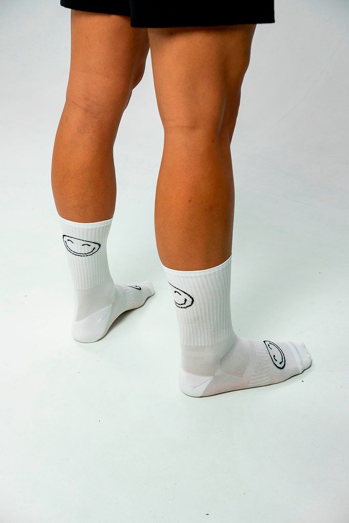 Calcetines Deportivos Pack 2 Happy White – HappyTraining