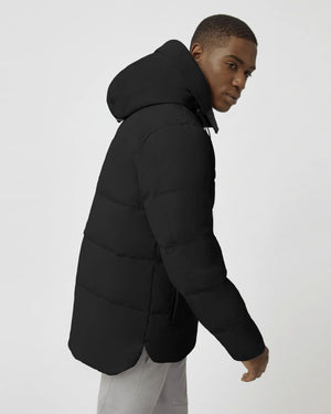 PARKA / BLACK FABRIC –