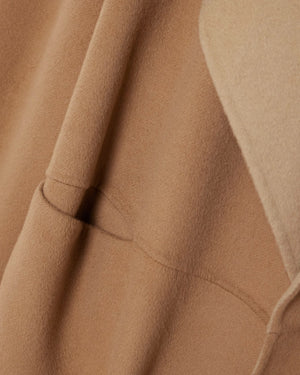 QUINN COAT / CAMEL CASHMERE BLEND – FABRIC