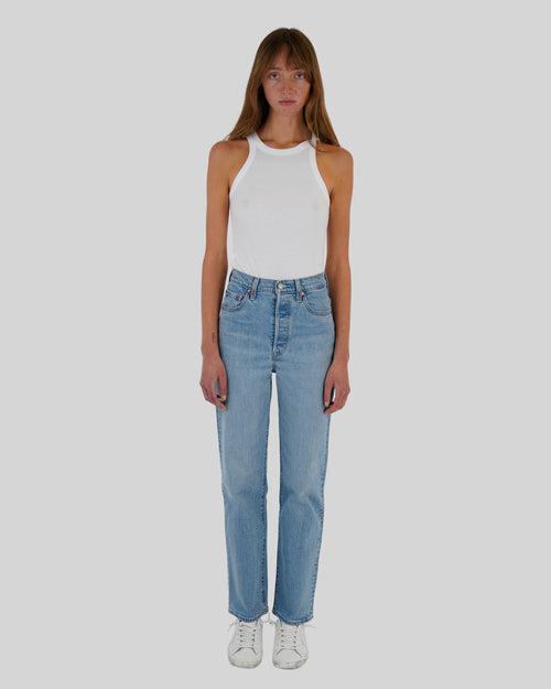 Actualizar 112+ imagen levi’s ribcage straight ankle jeans in tango gossip