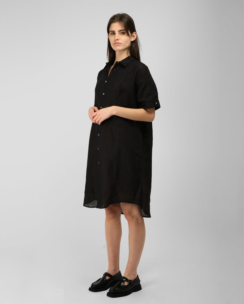 ELMA SHORTSLEEVE DRESS / BLACK – FABRIC